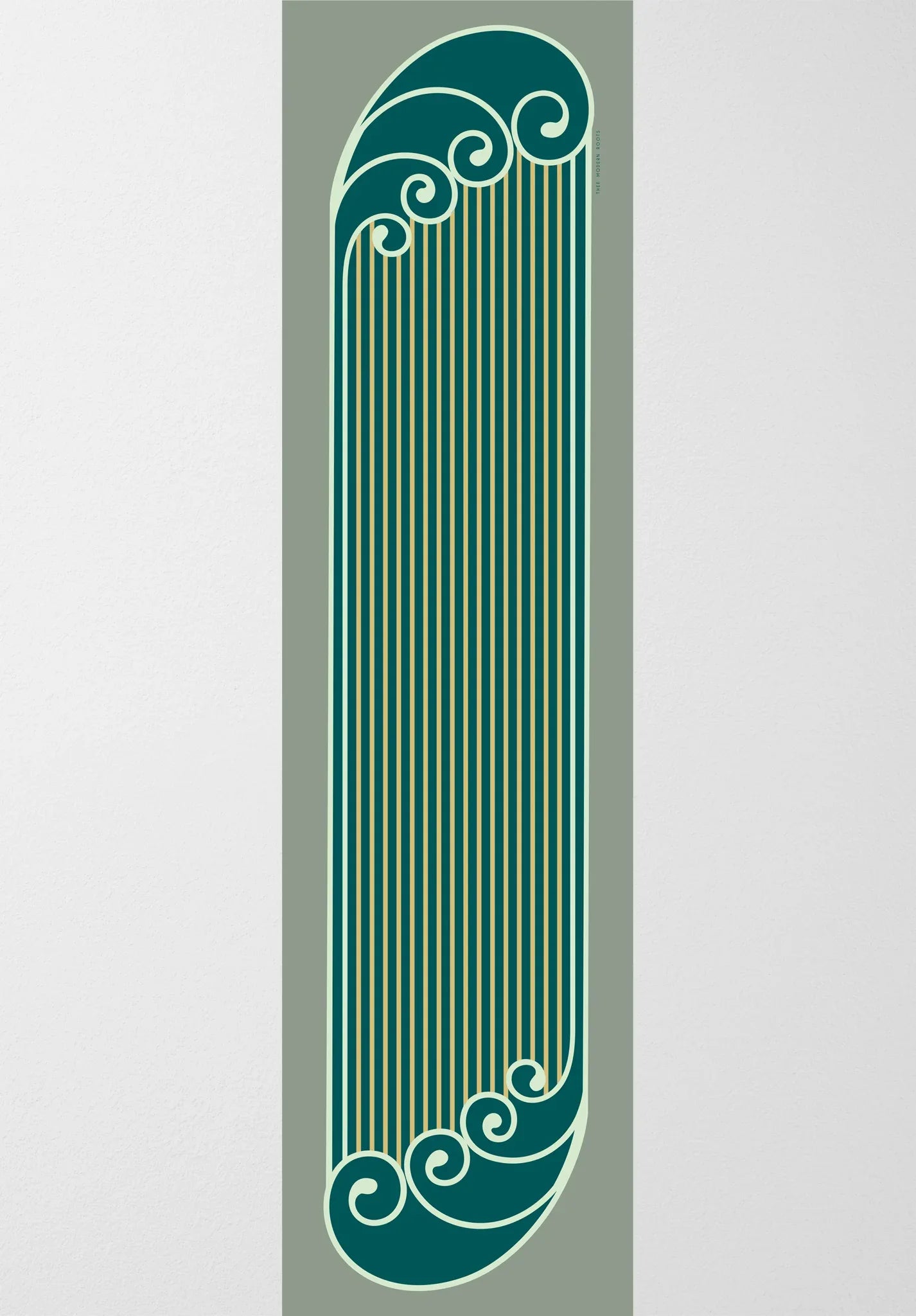 Striped Symphony Silk Stole - Thee Modern Roots