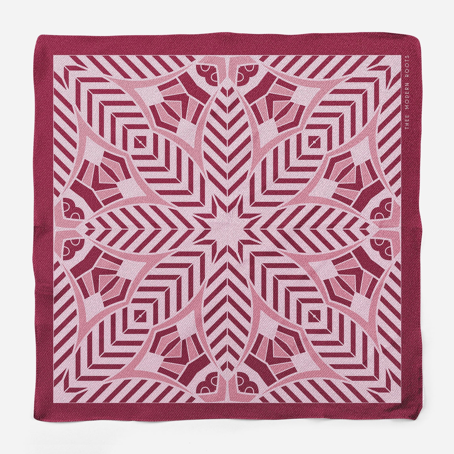 Abstract Aura Silk Pocket Square