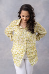 Buttercup Floral Flight Cotton Mul Printed Shirt