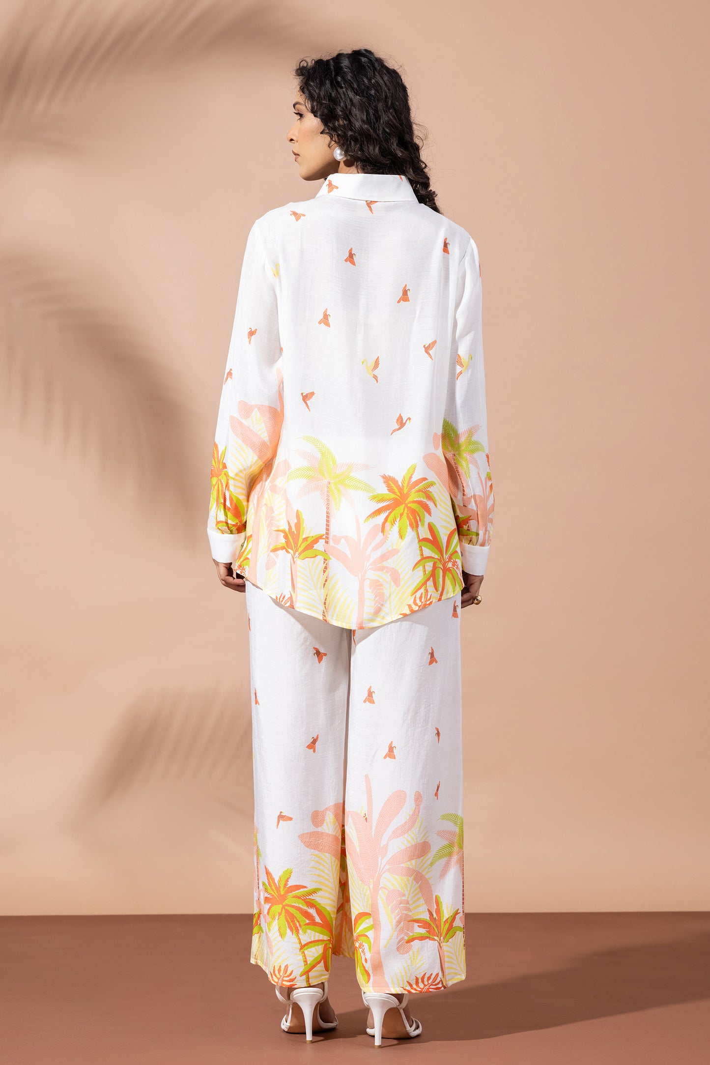 Sunset Ivory Palm Co-Ord Set