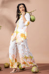 Sunset Ivory Palm Co-Ord Set