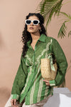 Chevron Forest Green Shirt