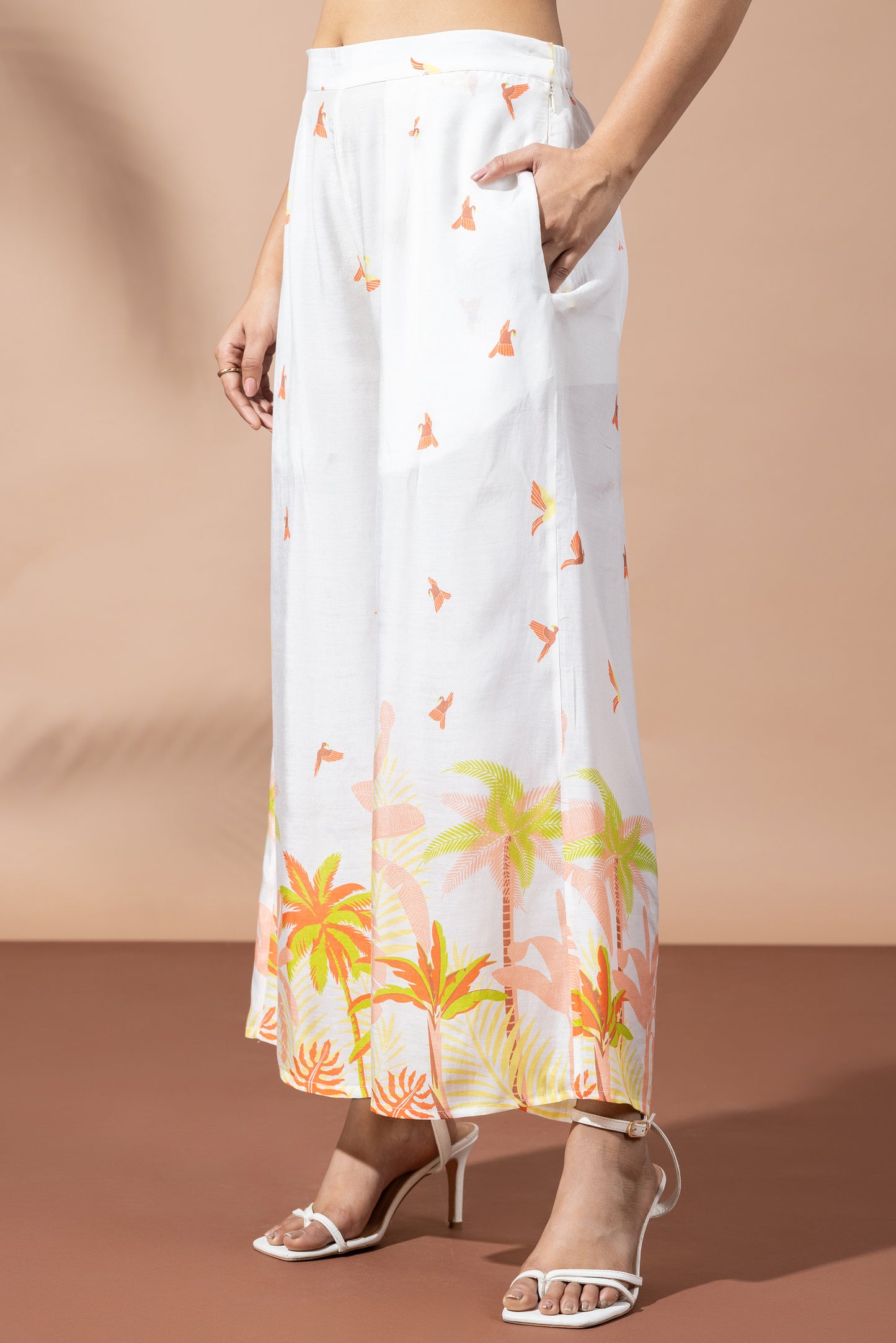 Sunset Ivory Palm Co-Ord Set