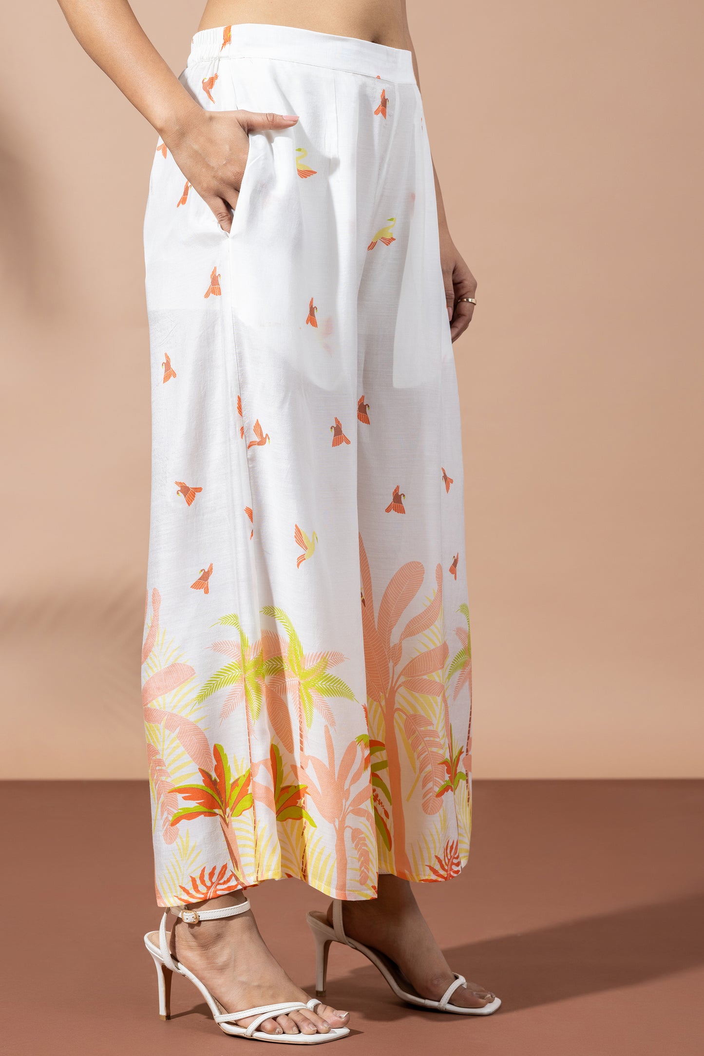 Sunset Ivory Palm Co-Ord Set