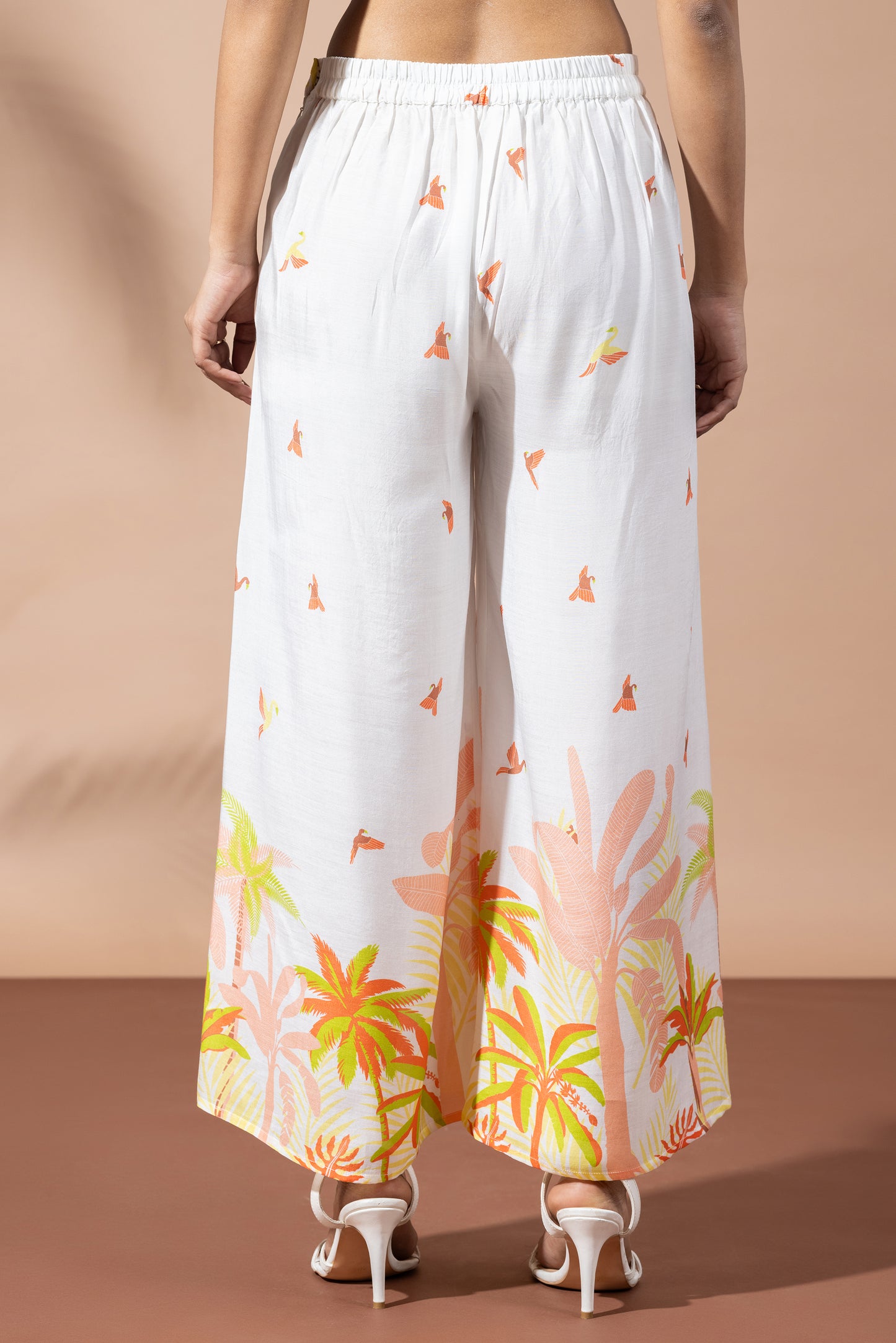Sunset Ivory Palm Co-Ord Set