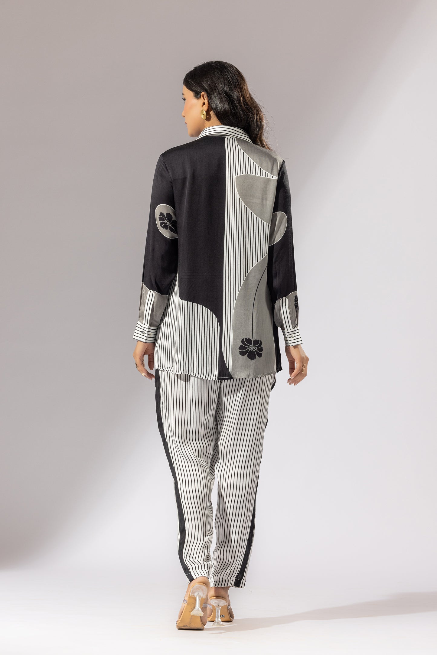 Flower Drop Shirt & Pant Co-Ord Set