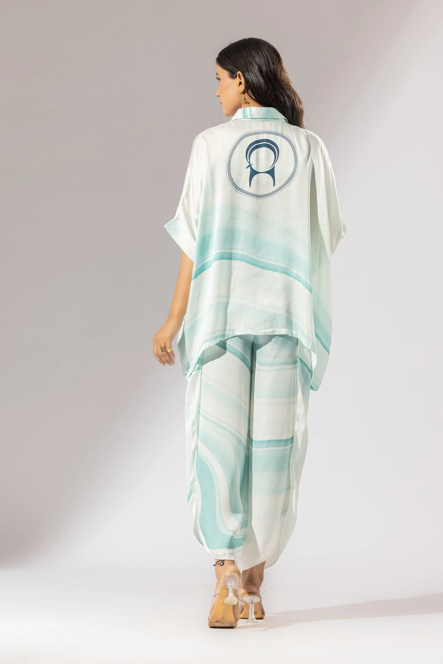 Sika Satin Silk Boxy Shirt - Thee Modern Roots