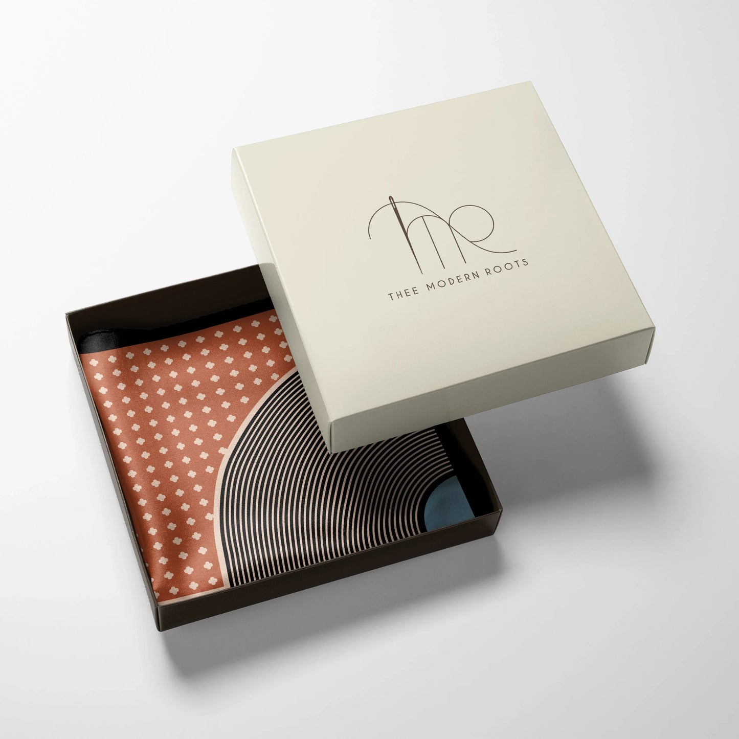 Tawny Petals Silk Pocket Square - Thee Modern Roots