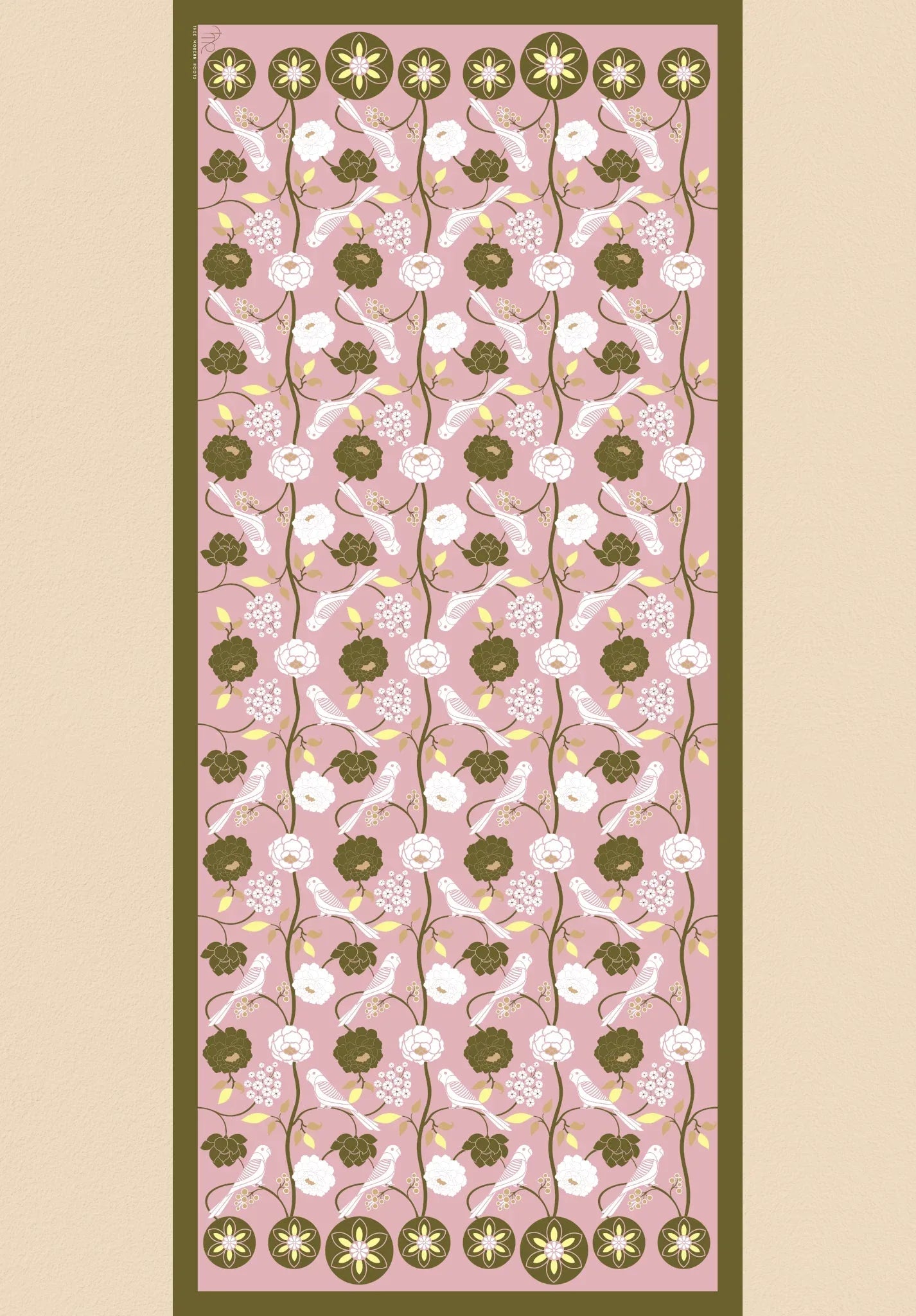 Talking Parrot Silk Dupatta - Thee Modern Roots