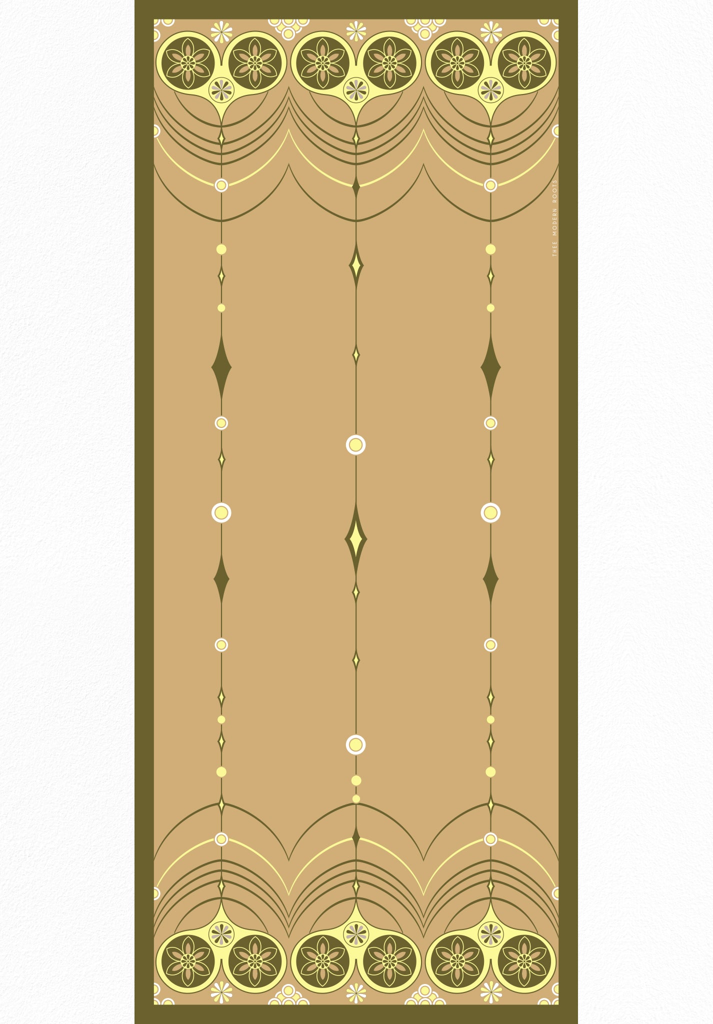 Retro Heart Silk Dupatta