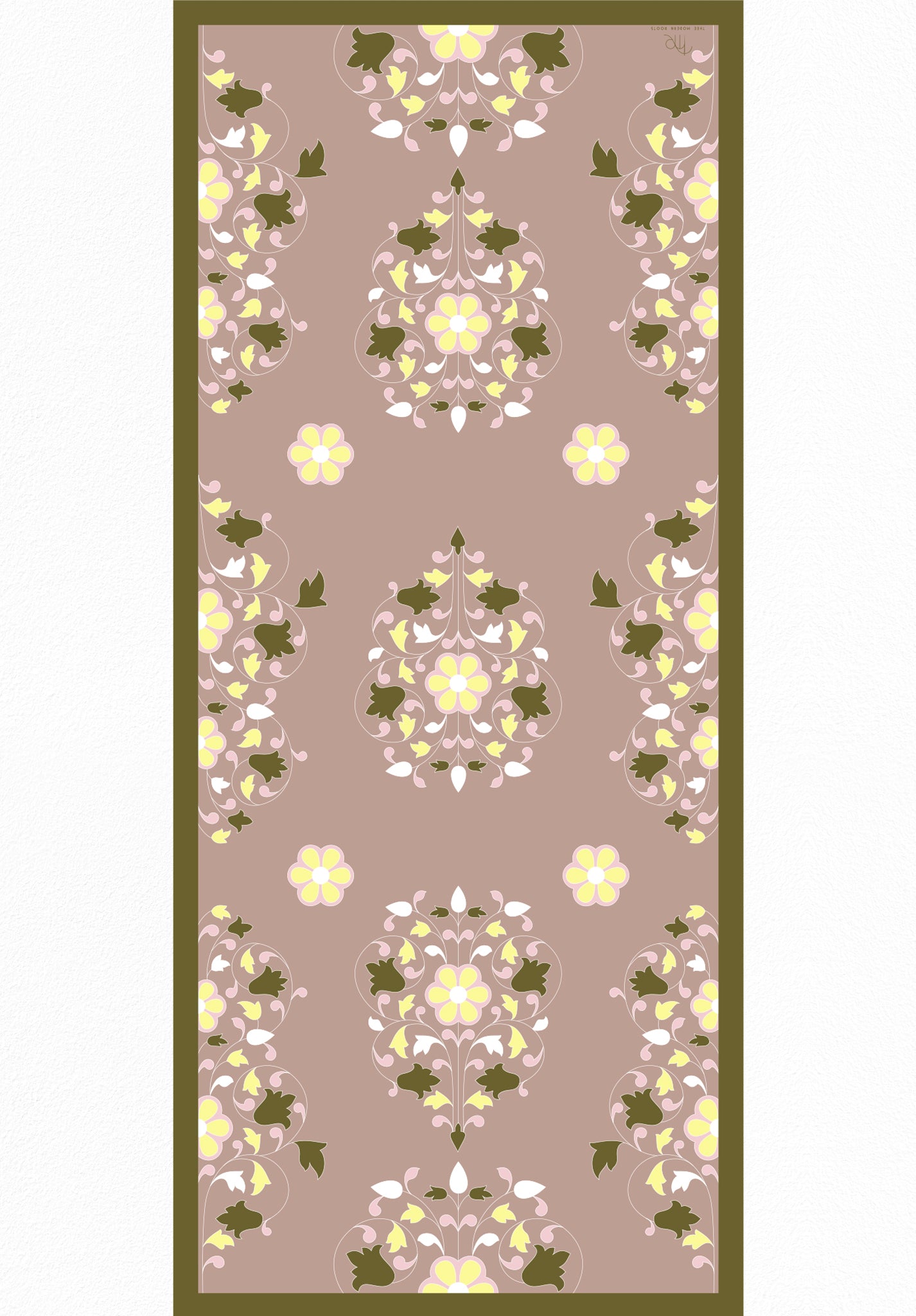Flower Fusion Silk Dupatta