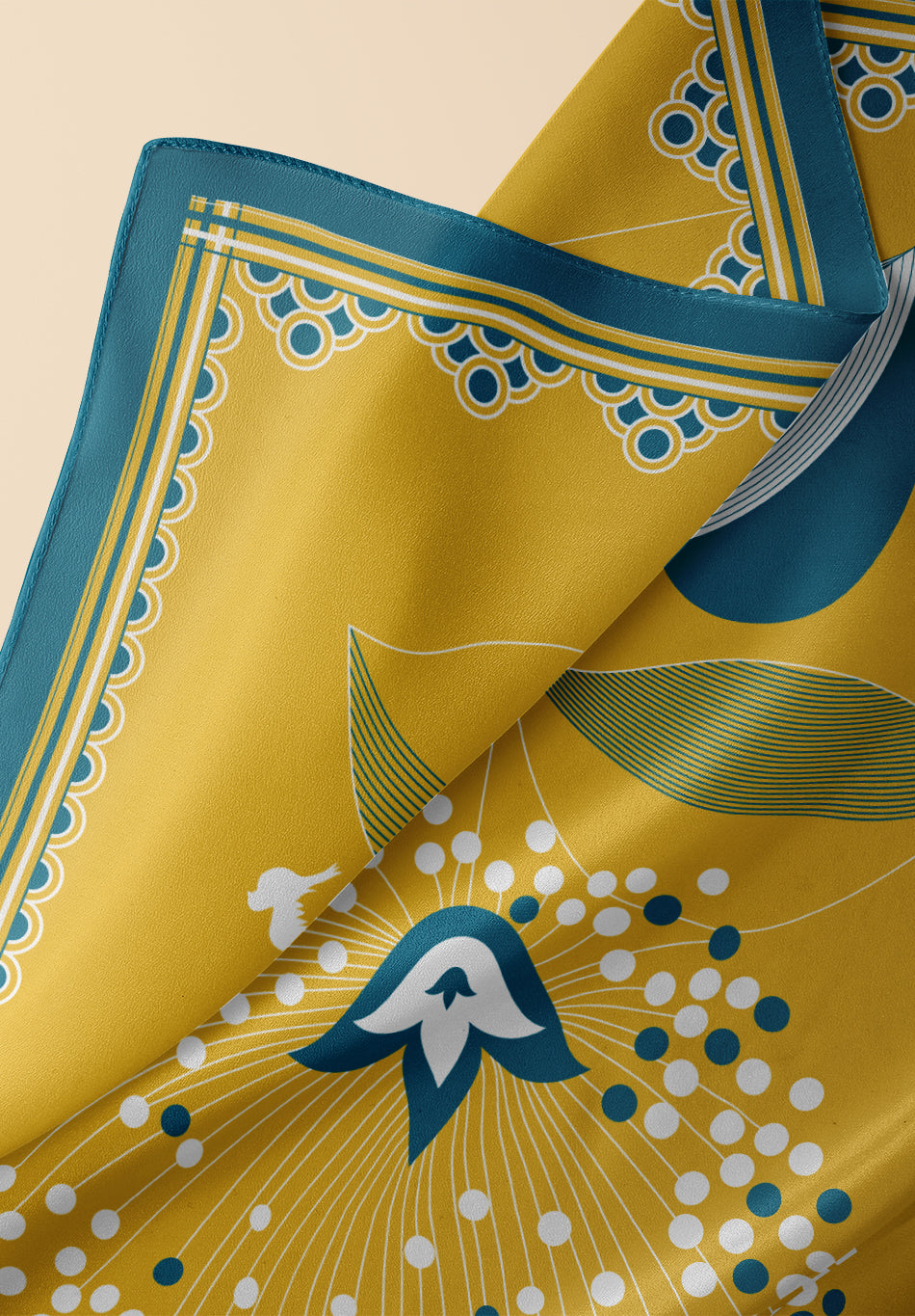 Petals Paradise Silk Dupatta