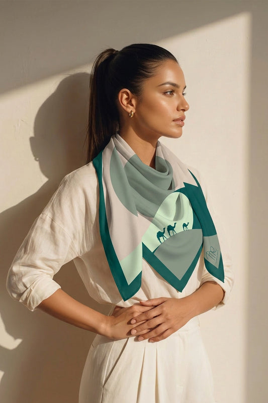 Desert Safari Silk Scarf
