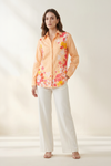 Checkered Sunset Pink Shirt