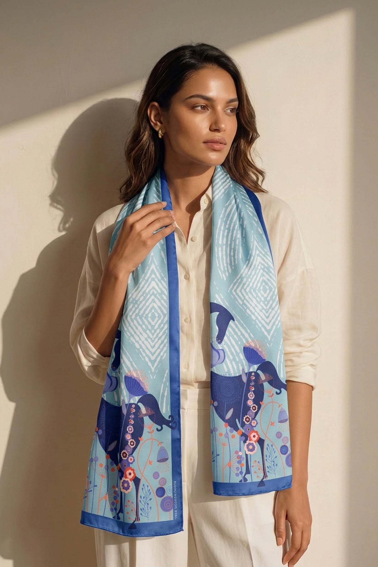 Whimsical Water Nymph Silk Stole