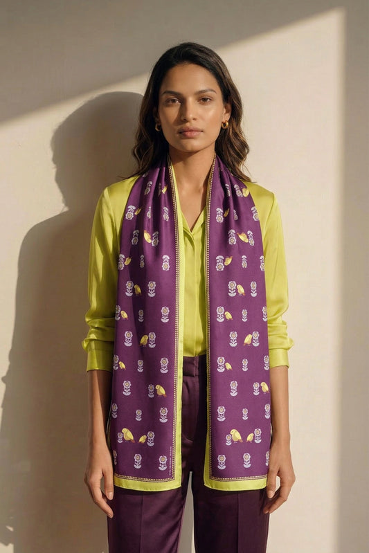 Whimsical Wings Silk Stole
