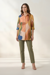 Sandstone Print Cotton Mul Shirt