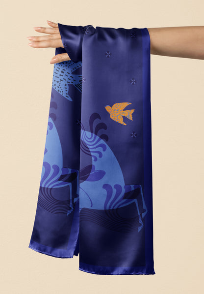 Stolen Moonlight Sonata Silk Stole