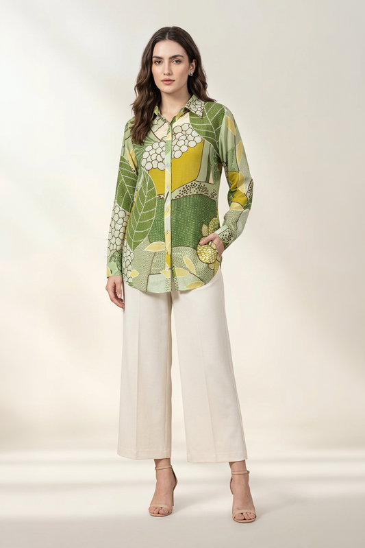 Olive Blossom Shirt