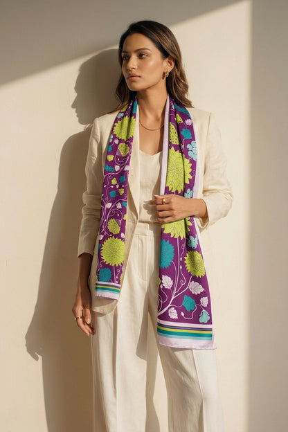 Queen's Tapestry Silk Stole