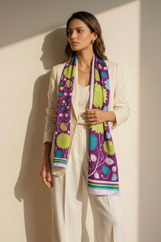 Queen's Tapestry Silk Stole