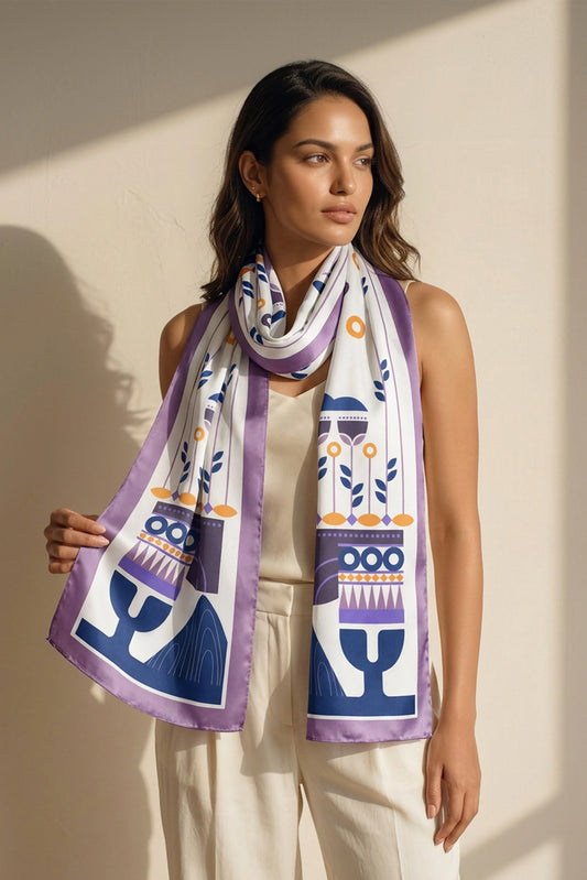Dove Wings Silk Stole