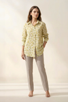 Buttercup Floral Flight Cotton Mul Printed Shirt