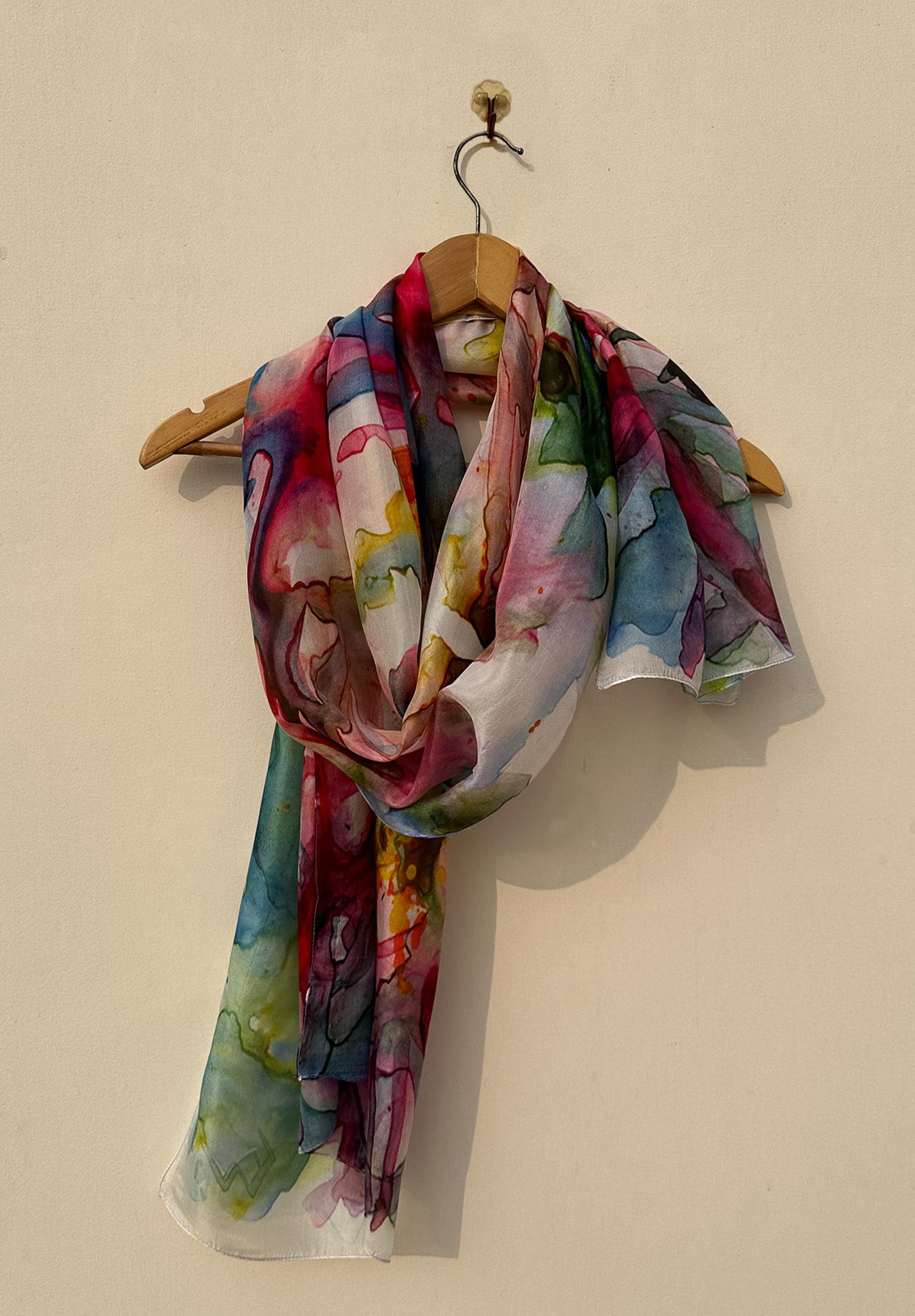 Sun-Kissed Sand Silk Stole