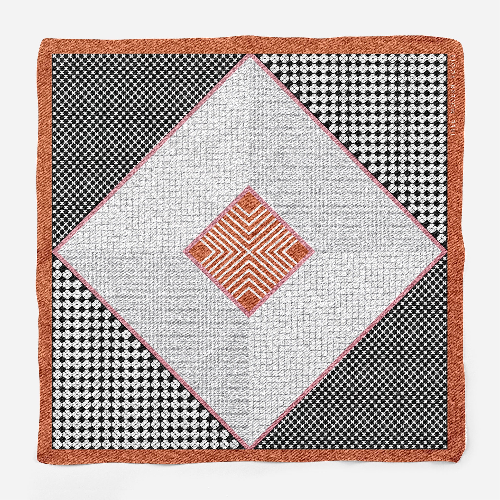 Optical Illusion Silk Pocket Square