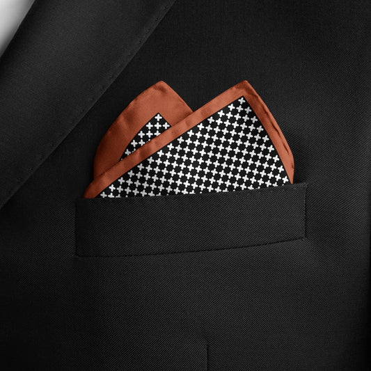 Optical Illusion Silk Pocket Square