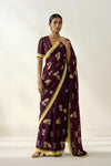 Fluttering Beauty Printed Crepe Saree