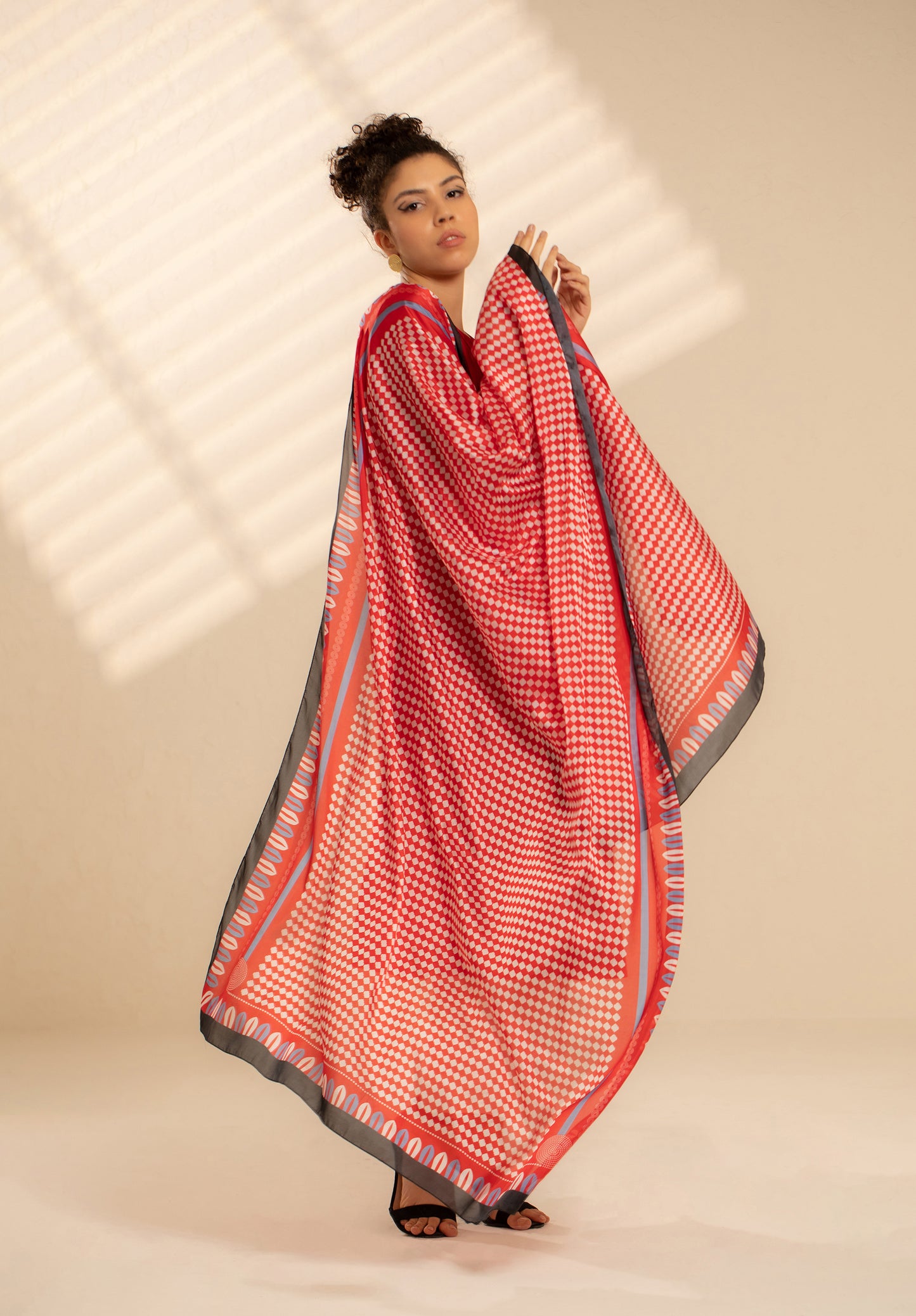 Jeweled Mirage Silk Dupatta