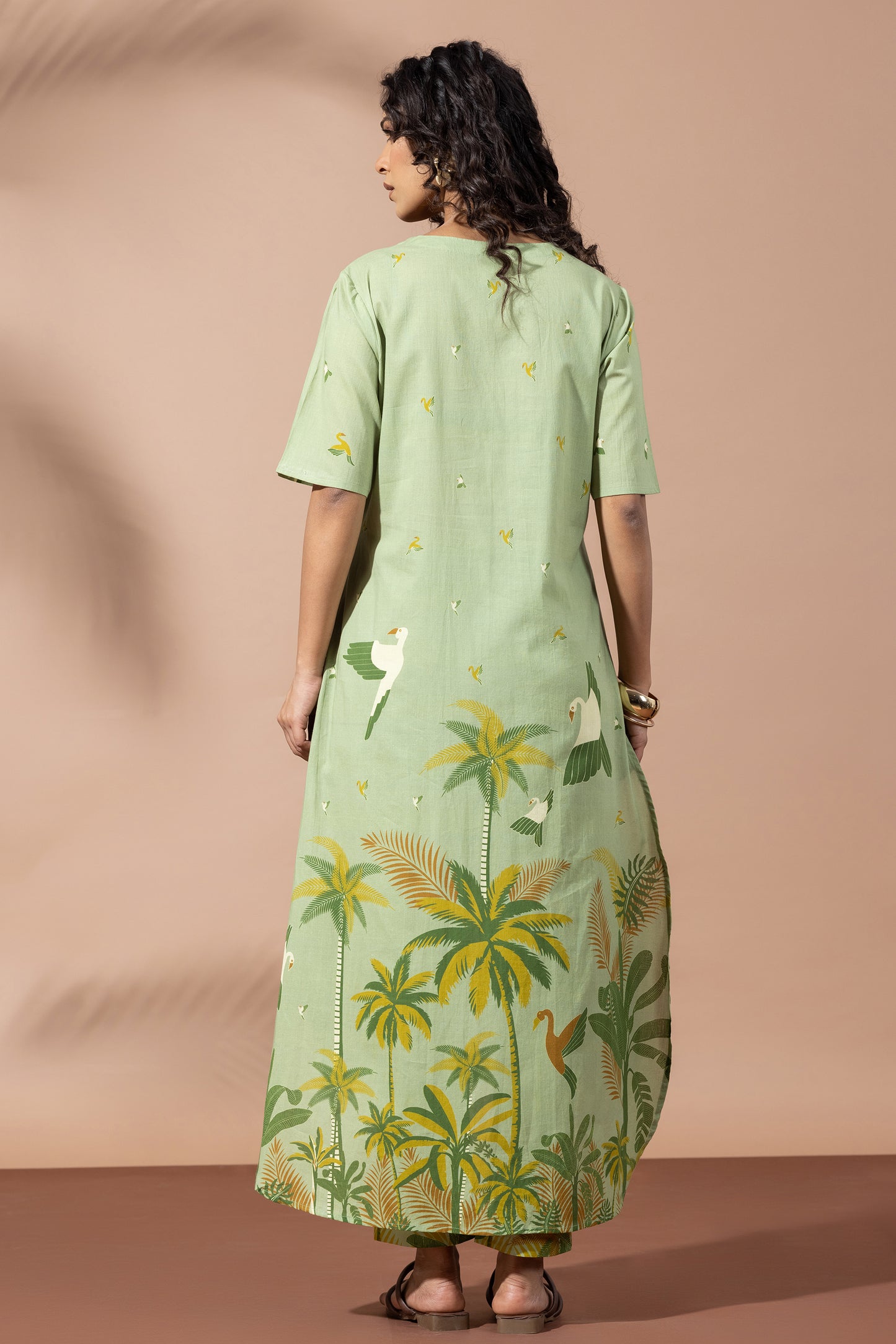 Forest Moss Green Kurta Set