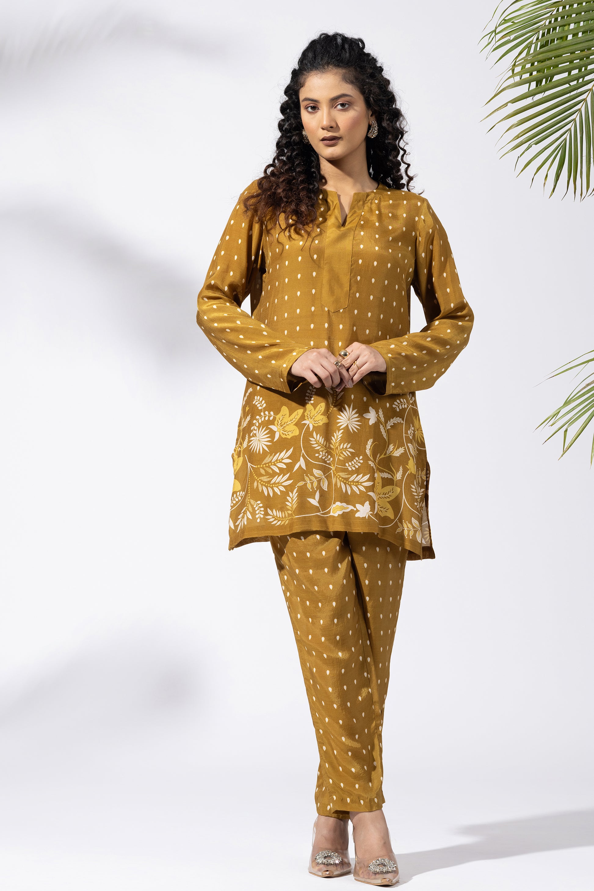 Earthy Bloom Kurti Set