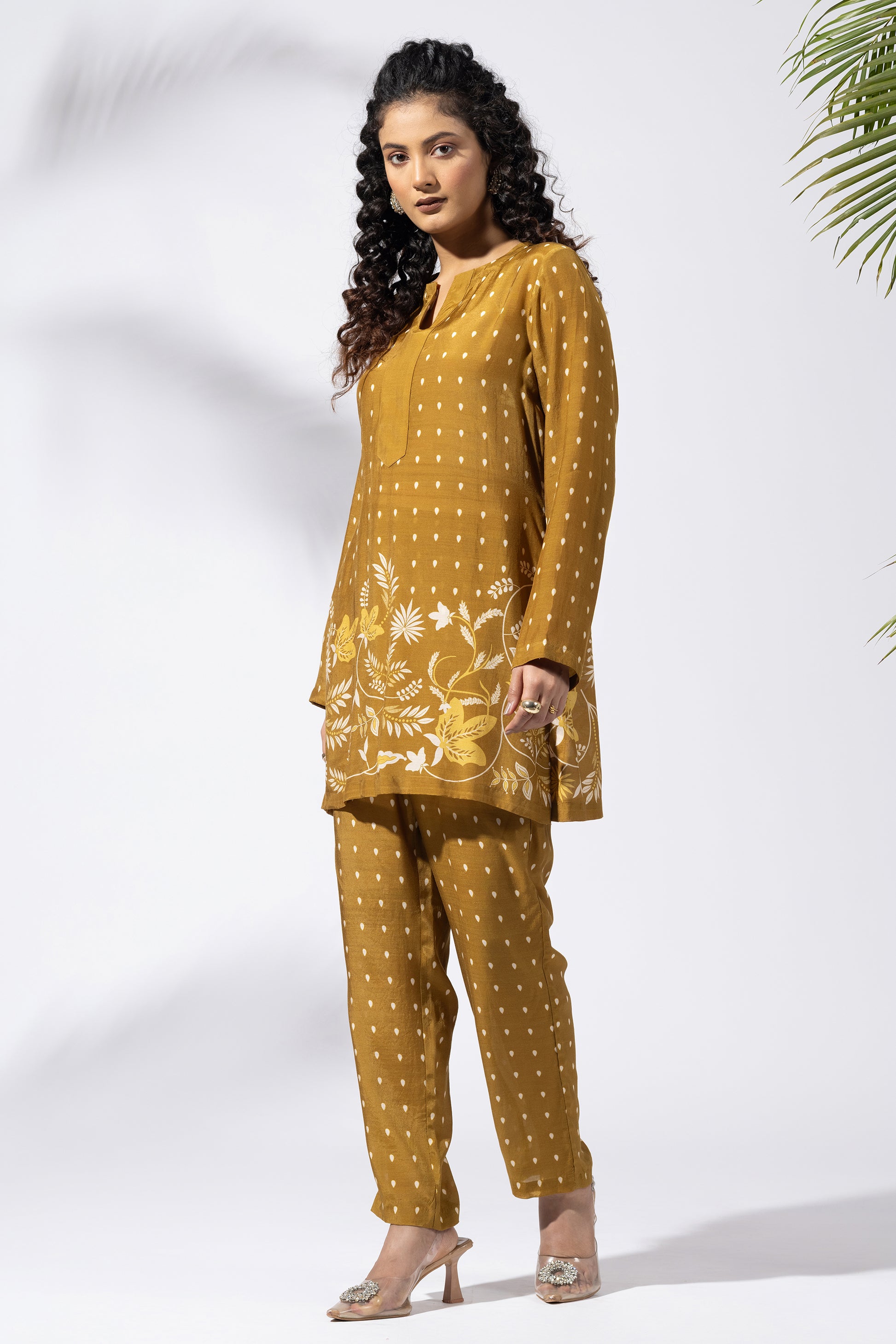 Earthy Bloom Kurti Set