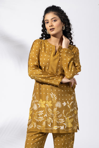 Earthy Bloom Kurti Set