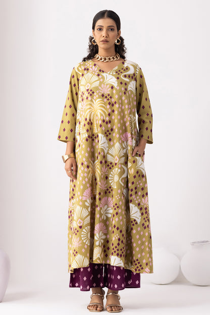 Desert Palm Kurta Set