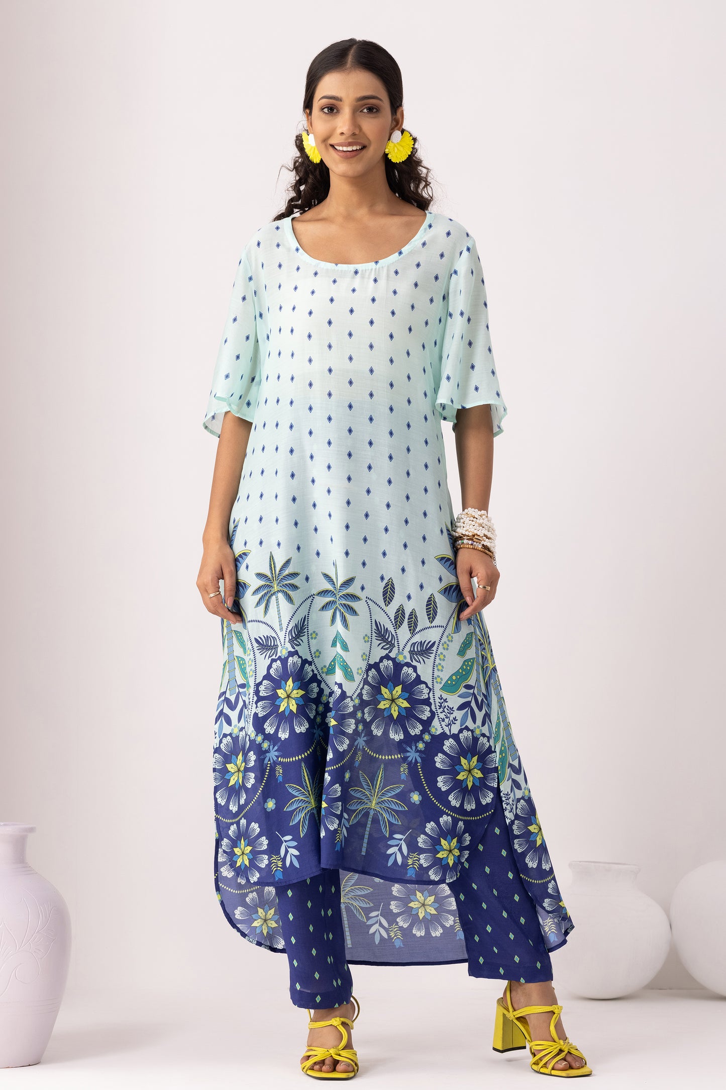 Sky Blue Pacific Kurta Set