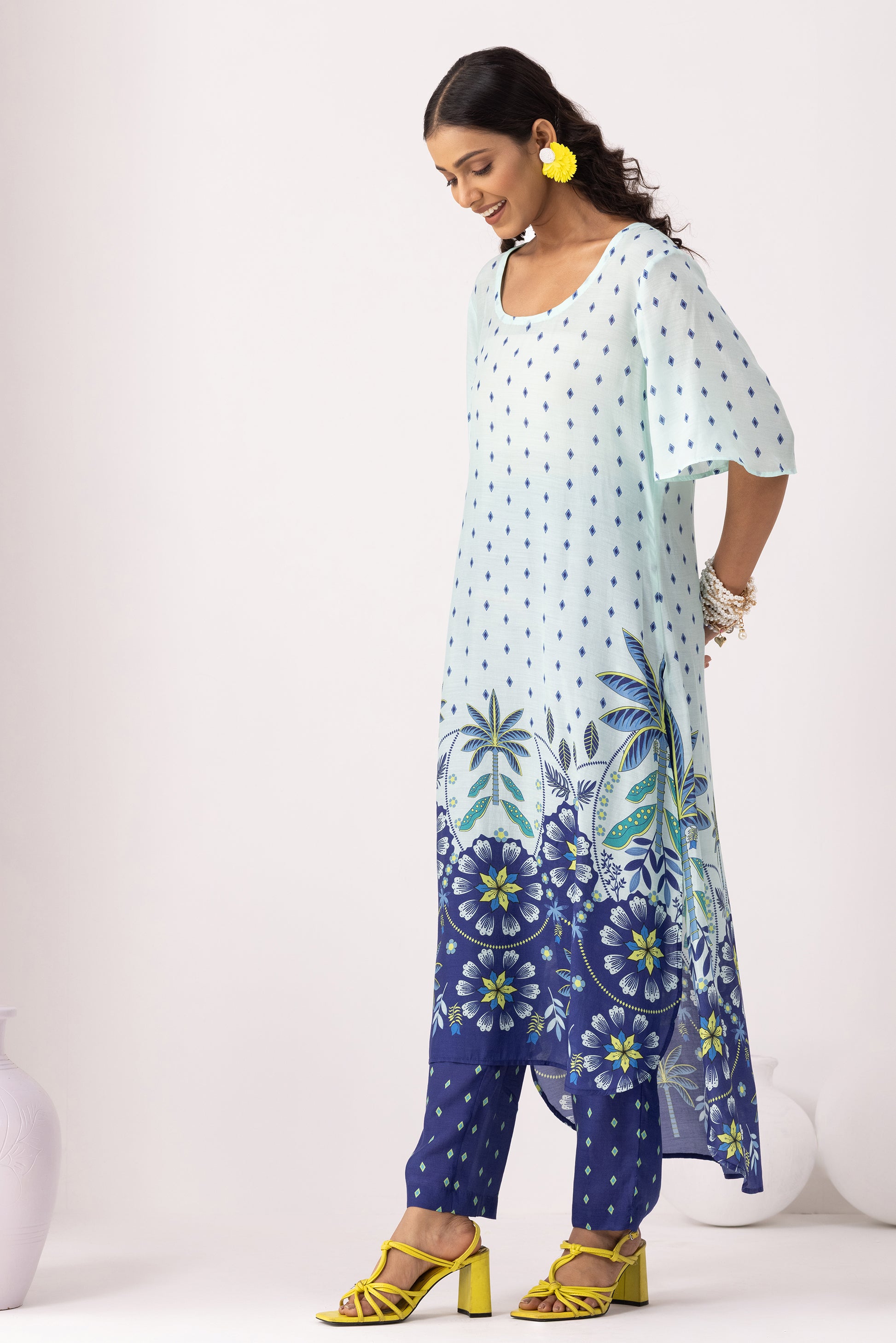 Sky Blue Pacific Kurta Set