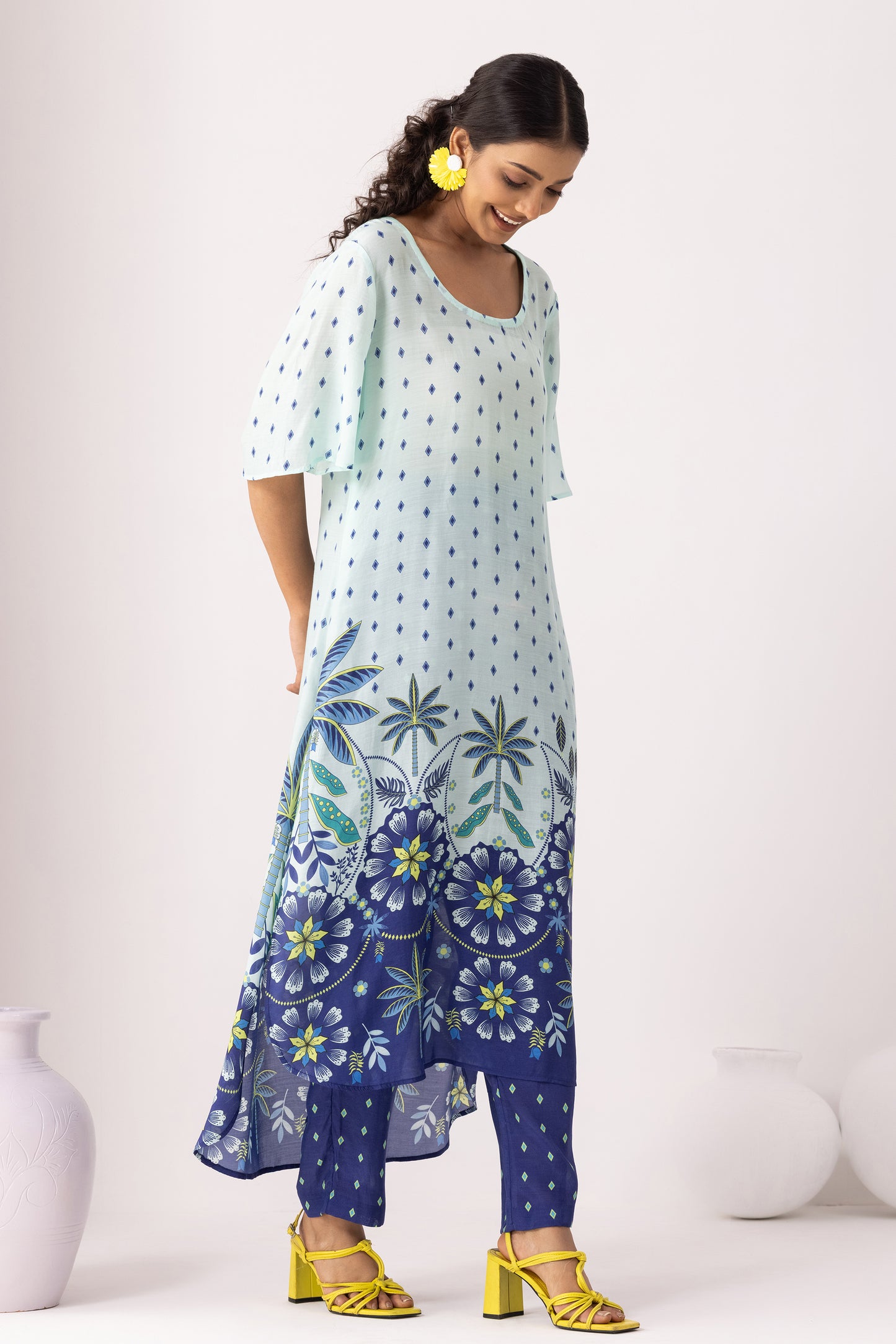 Sky Blue Pacific Kurta Set