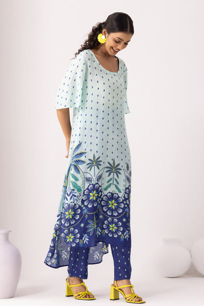 Sky Blue Pacific Kurta Set