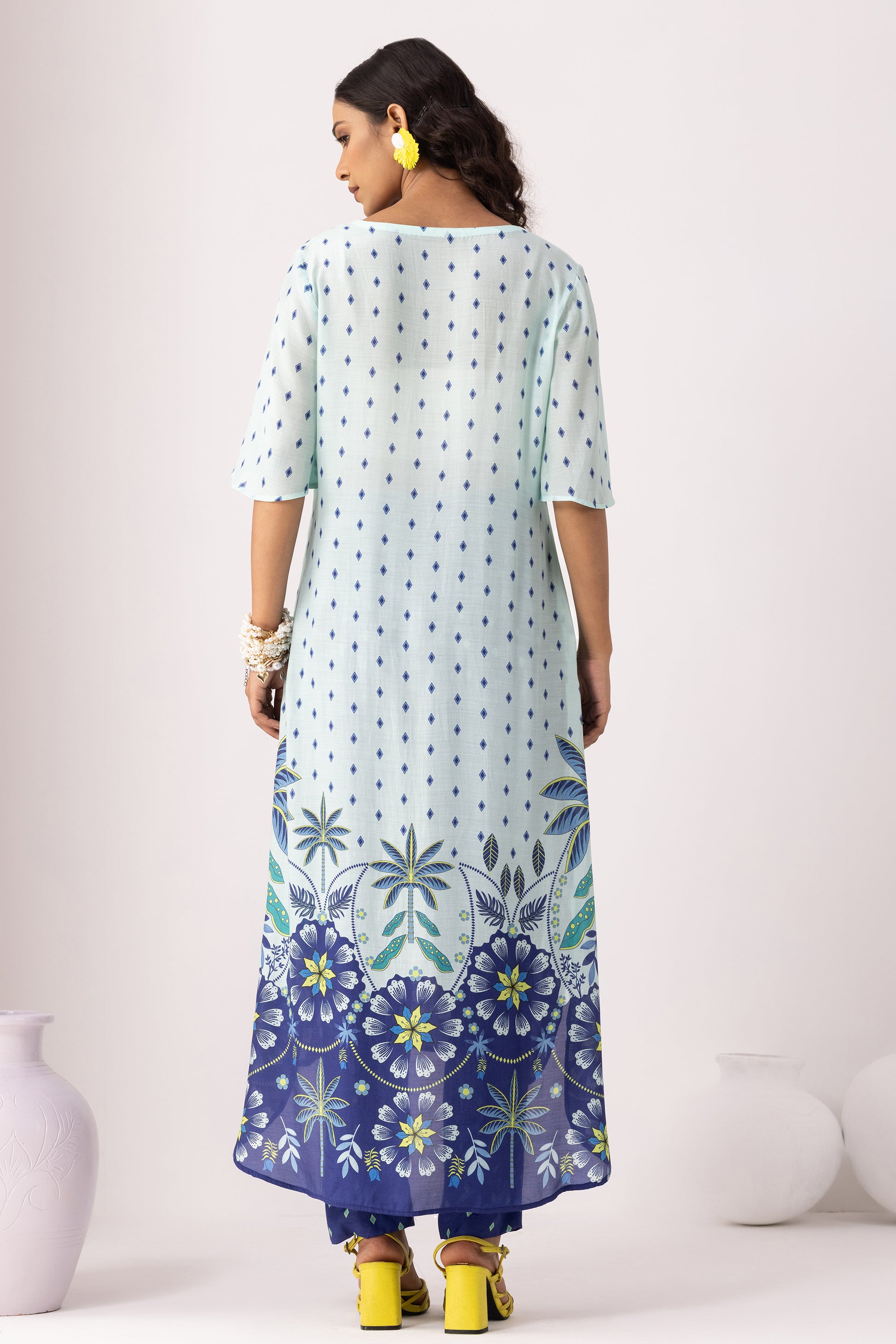 Sky Blue Pacific Kurta Set