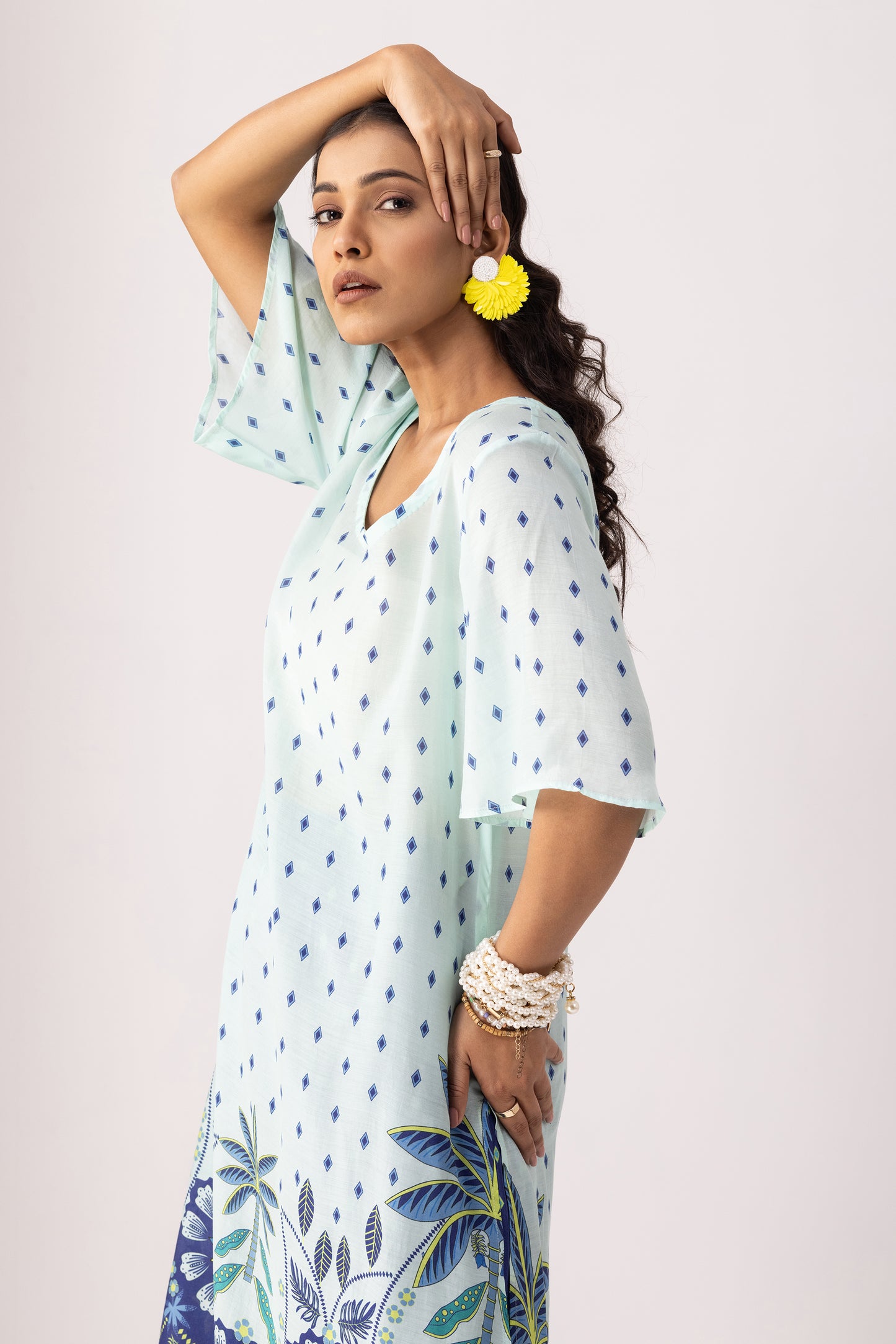 Sky Blue Pacific Kurta Set