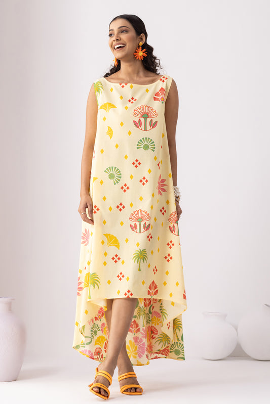 Butter Bloom Flared Dress