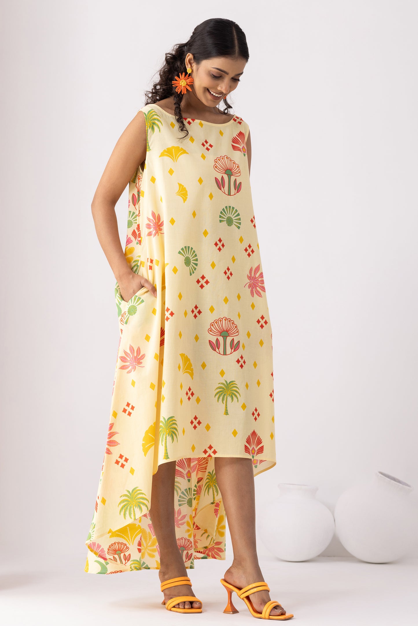 Butter Bloom Flared Dress