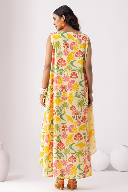 Butter Bloom Flared Dress