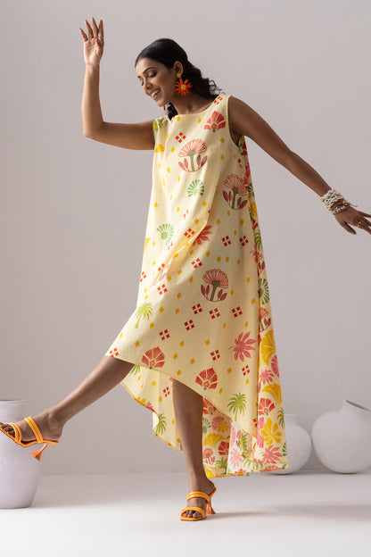 Butter Bloom Flared Dress