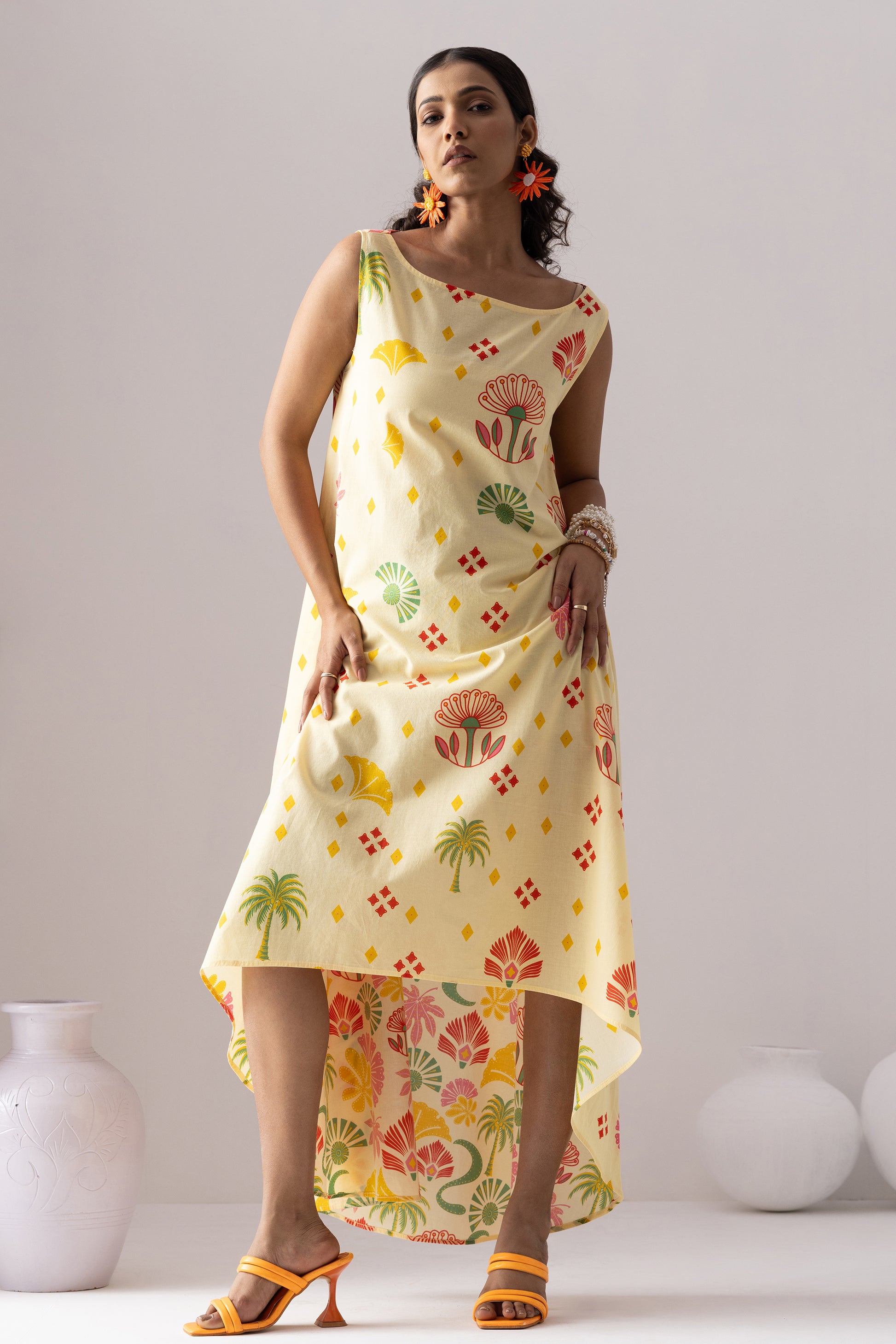 Butter Bloom Flared Dress