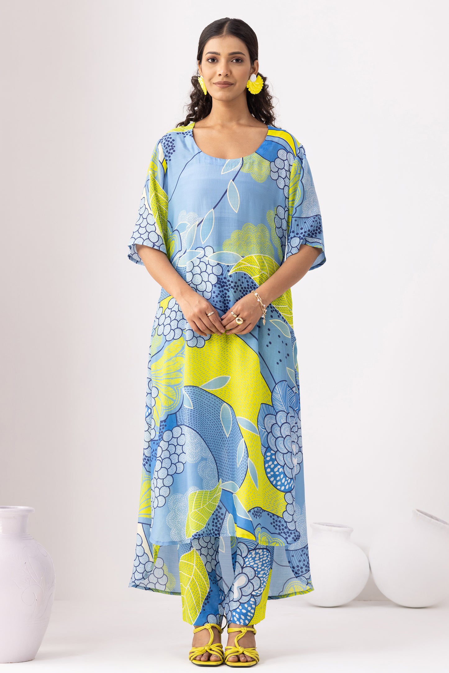 Mystical Ocean Blue Kurta Set