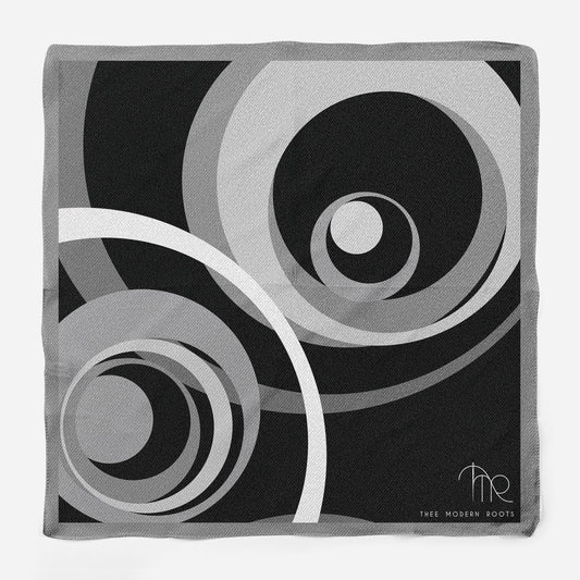 Concentric Charm Silk Pocket Square